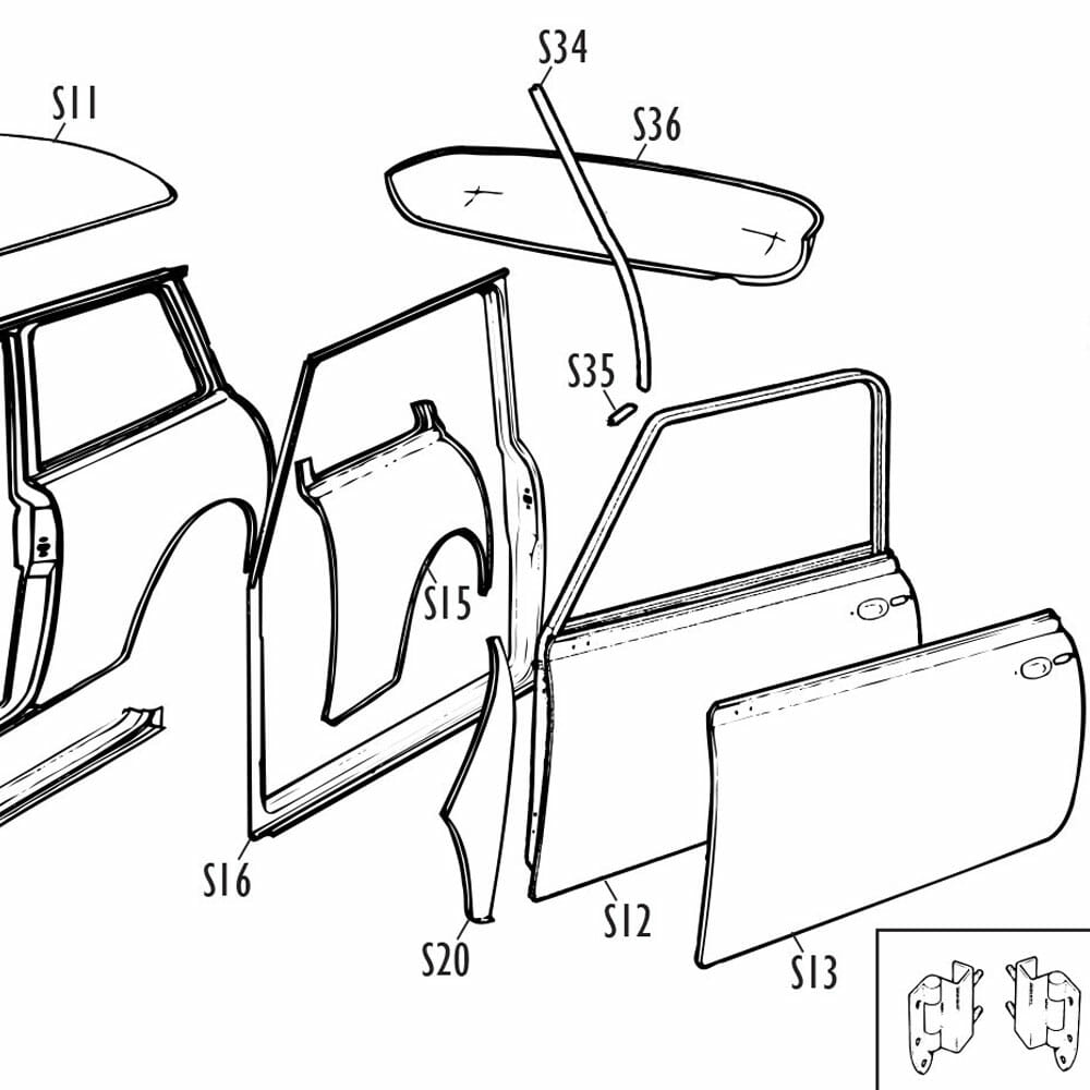 Parts-Mini Skin Panels