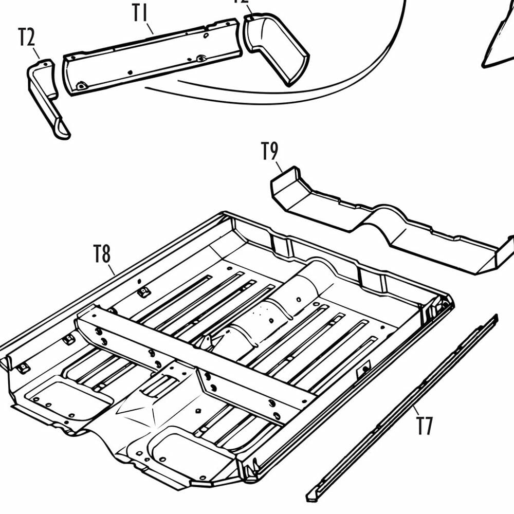 Parts-Mini Traveller Van Pickup