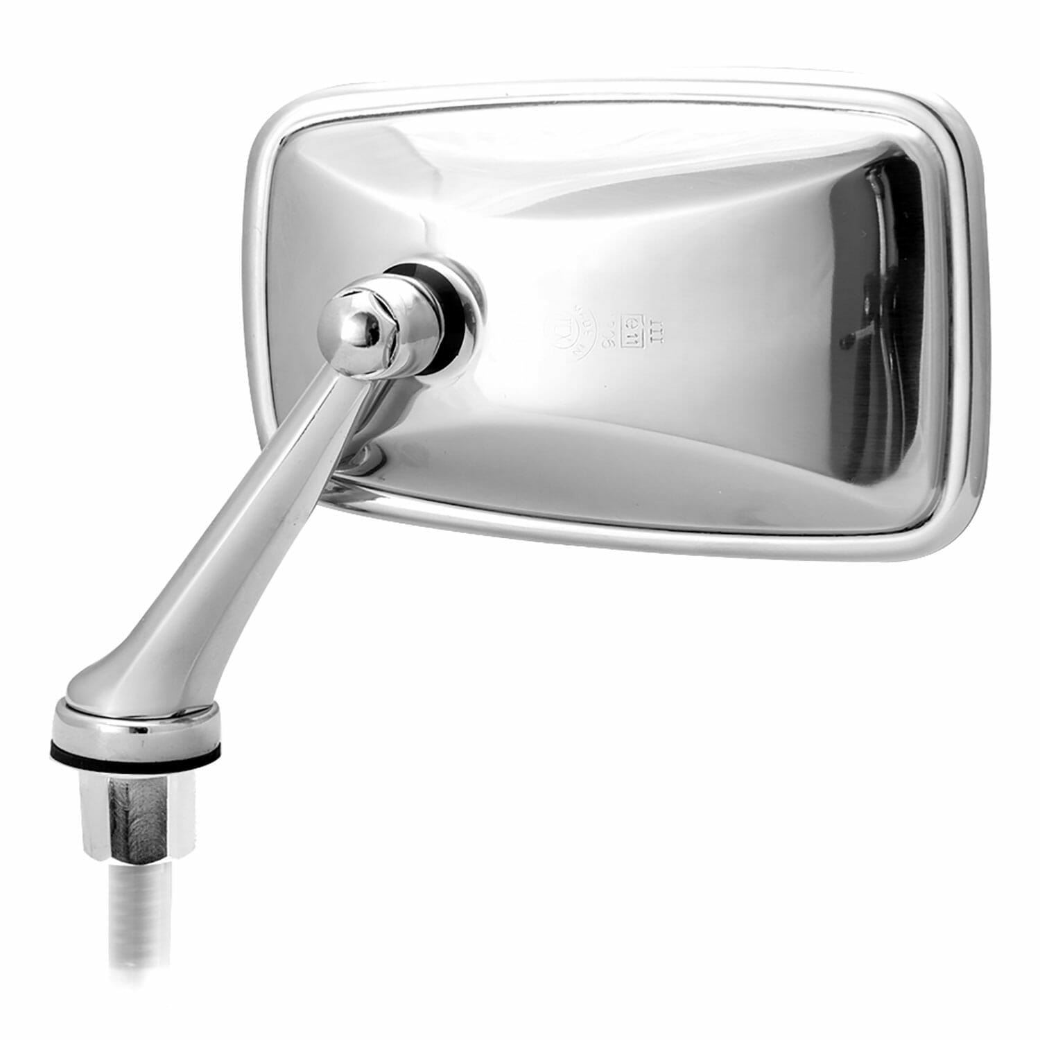 Tex Mirrors - mb109c mirror head complete with stem flat glass polished