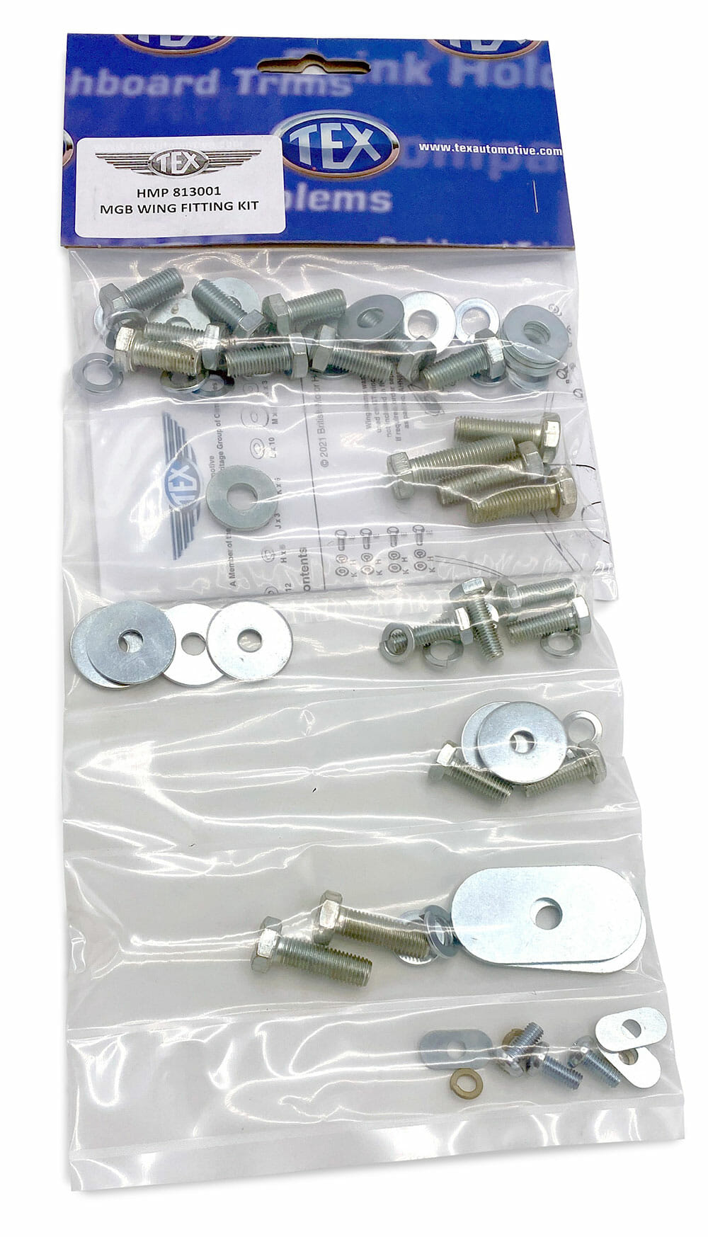 TEX MGB Front Wing fitting Kit