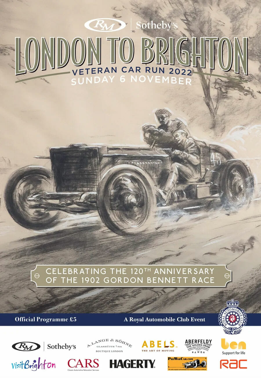 London to Brighton 2022 programme cover