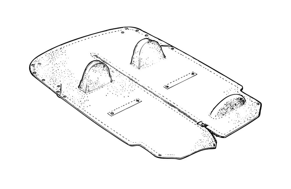 Coventry Hood & Tonneau - MGB Tonneau BHH543, BHH1036, BHH1046, BHH1730, BHH2068