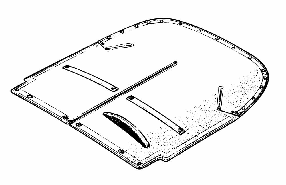 Coventry Hood & Tonneau - Sprite IV Midget III AHA8758, CHA121 Tonneau