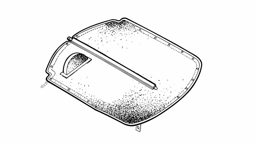 Coventry Hood & Tonneau - TR4 6 Tonneau 822061