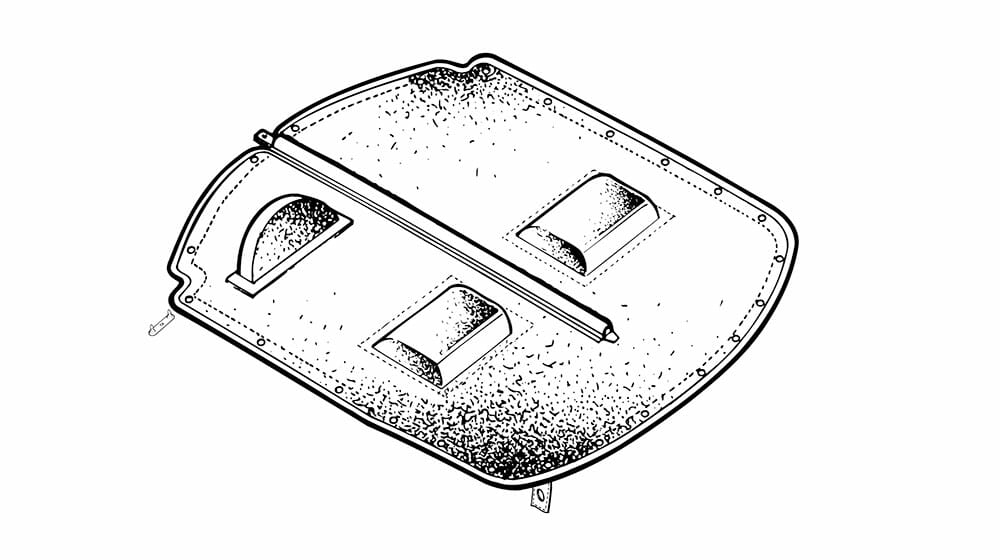 Coventry Hood & Tonneau - TR4 6 Tonneau 822101