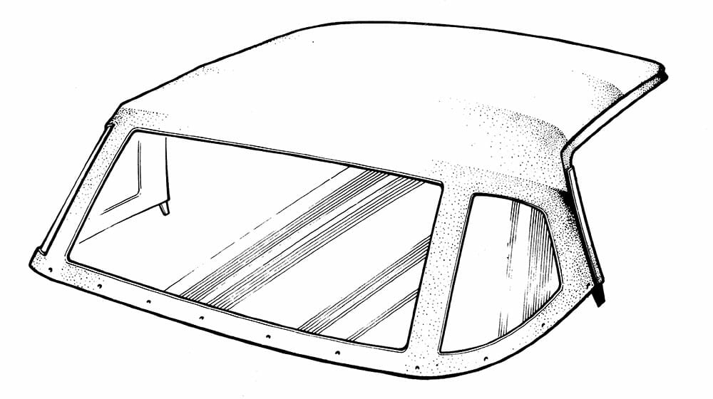 Coventry Hood & Tonneau - TR5 Hood 813451