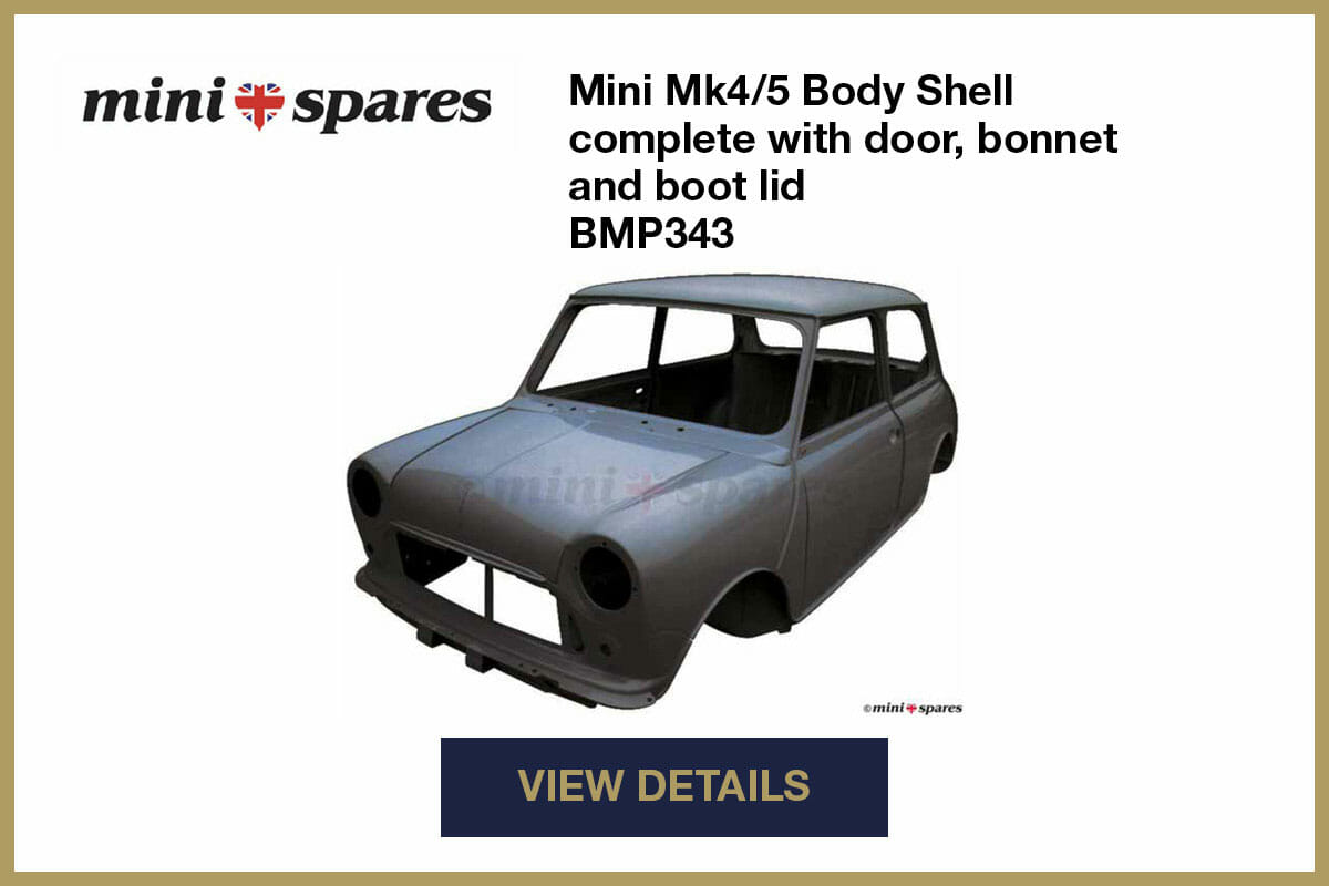 Mini Spares - Mini Mk4&5 Bodyshell Stock Items
