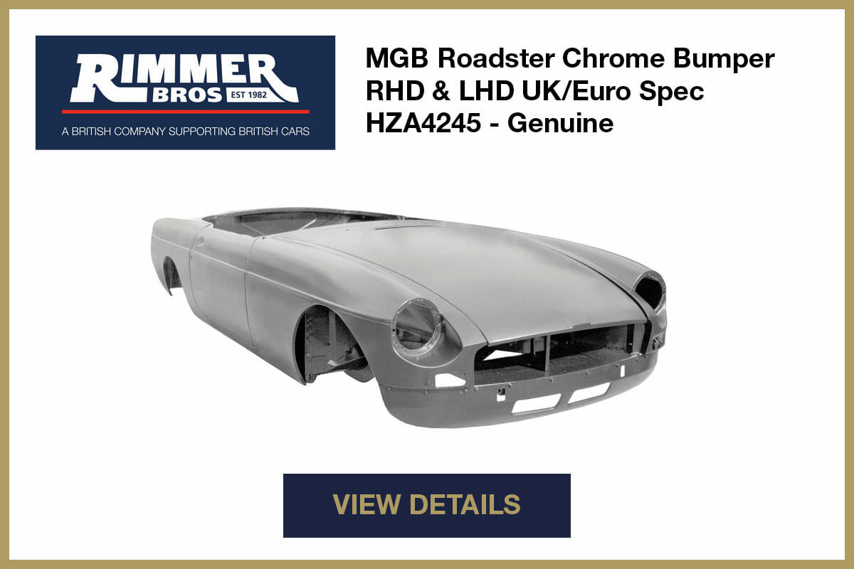 Rimmers - MG Bodyshell Stock Items