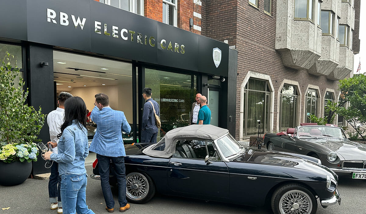 RBW Electric car Showroom Launch