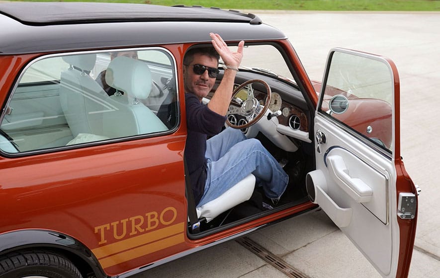Simon Cowell has becomes the first owner of a Mini eMastered