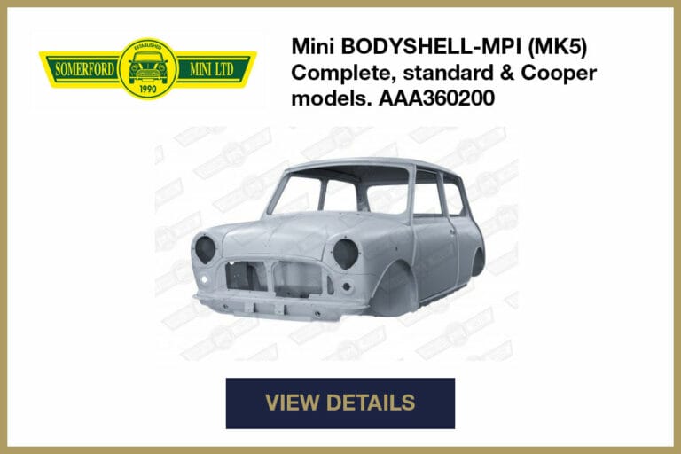 Bodyshell Stock Availability - British Motor Heritage Limited