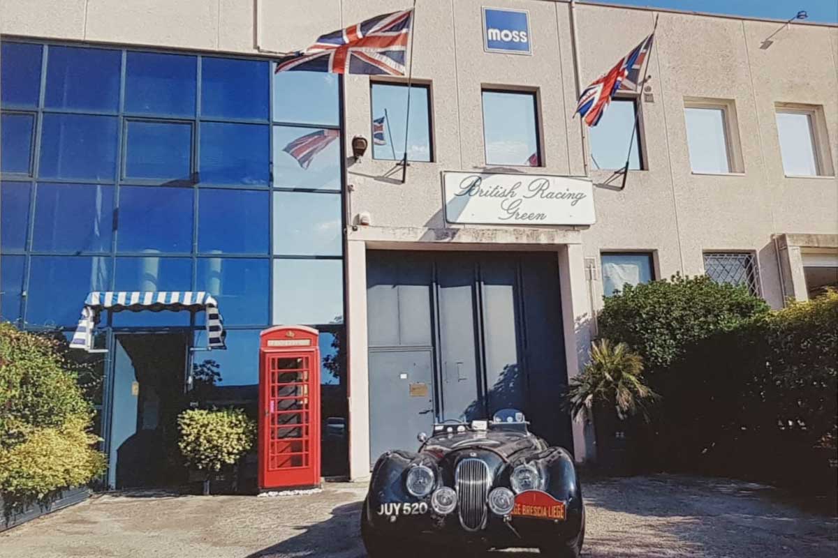 Old British Racing Green facility Exterior