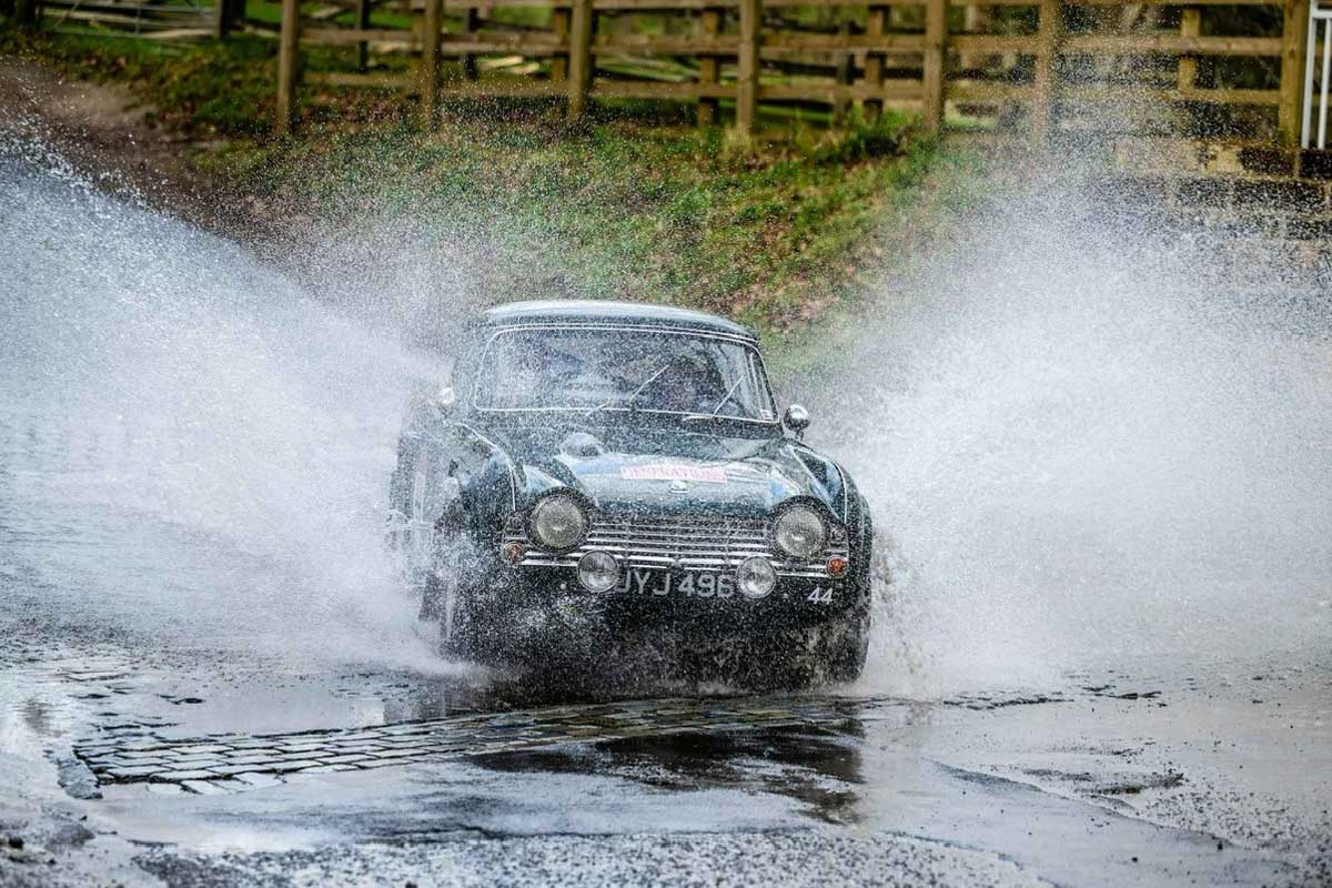 Rally Car Water Splash